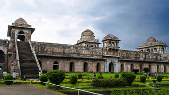 Jahaz Mahal at Mandu, Madhya Pradesh, India