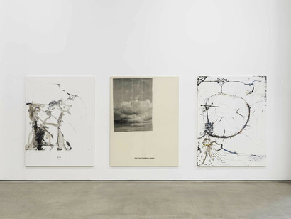 Malte Zenses, Alte eichen, neue bilder, Ausstellungsansicht. Mit freundlicher Genehmigung der G2 Kunsthalle