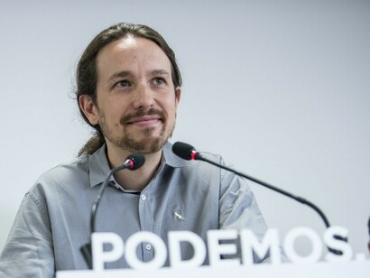 Pablo Iglesias en un encuentro con sus simpatizantes