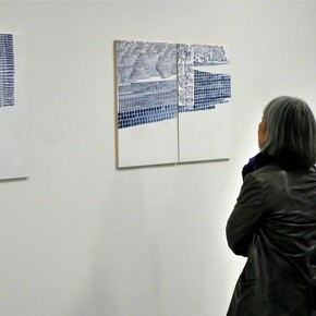 Marjorie Welish, Exhibition view. Courtesy of Art 3 gallery