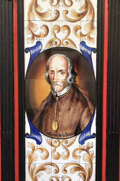 Calderon de la Barca, Taberna Stop, Barrio de las Letras, Madrid España