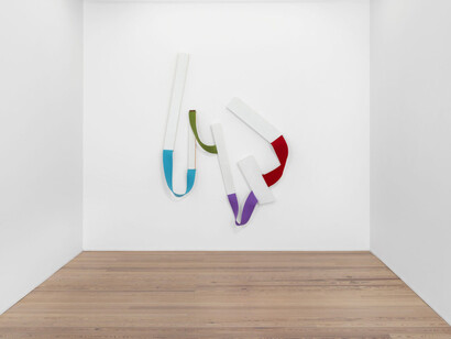 Henrik Eiben, Gap in the clouds, vue d'exposition. Avec l'aimable autorisation de la Galerie Lange + Pult