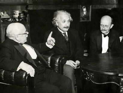Max Planck insieme a Walther Nernst e Albert Einstein