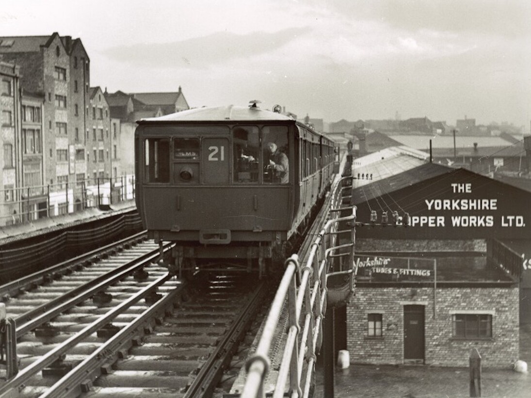 Liverpool Overhead Railway. Courtesy of Museum of Liverpool