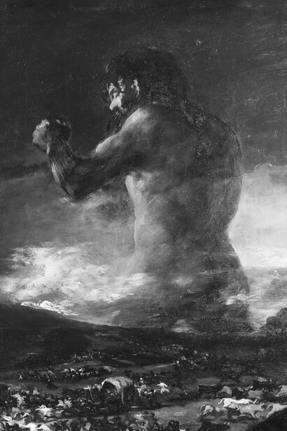 Francisco de Goya, El Coloso, c. 1810