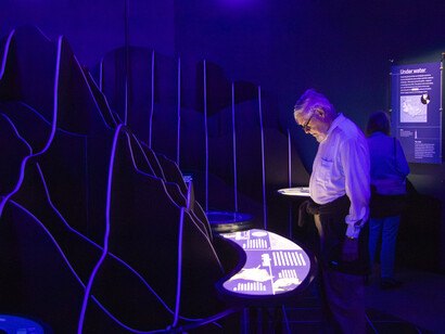 Unseen oceans, exhibition view. Courtesy of Field Museum