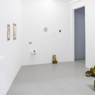 Valentine Cotte et Chloé Saksik, Dual, vue d'exposition. Avec l'aimable autorisation de la Galerie Modulab