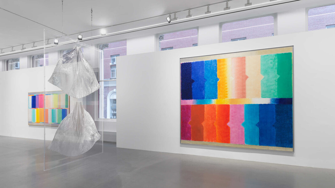 Heinz Mack, From Zero until today, exhibition view. Courtesy of Almine Rech