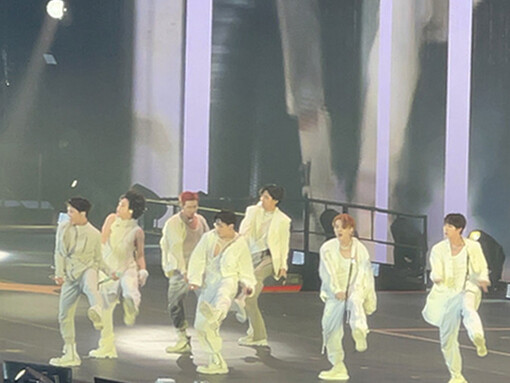A BTS concert