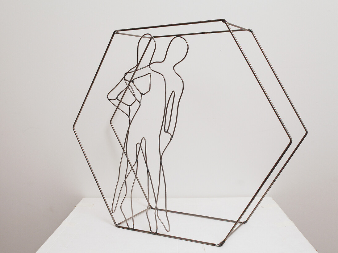 Laura Zeni, Corpi, 2015, iron, 43 x 50 x 15 cm © Bruno Bani