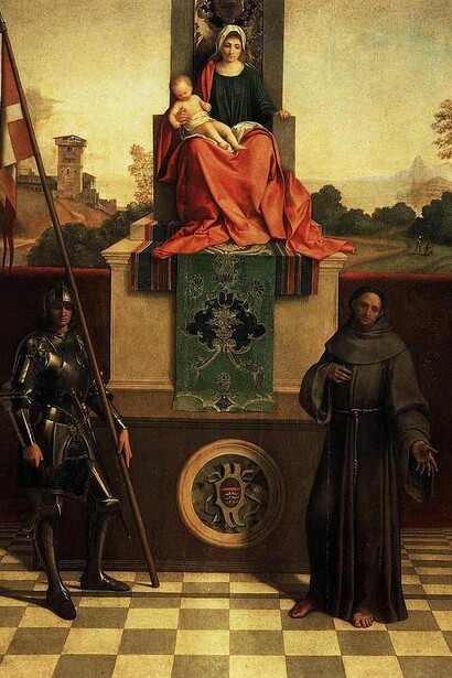Pala di Castelfranco, Giorgione (1478 circa - 1510), 1503 circa, Duomo di Castelfranco Veneto, Italia