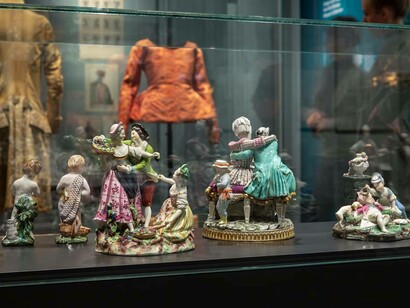 18th-century design and craft, exhibition view. Courtesy of Röhsska Museum