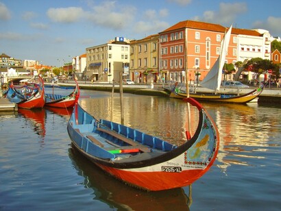 Portugal. Canal en Aveiro