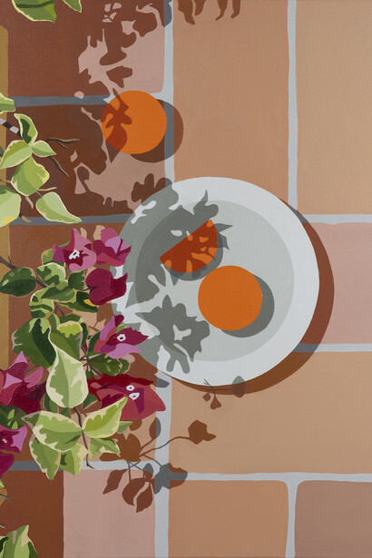 Natalia Juncadella, Bougainvillea y Naranjas, 2022