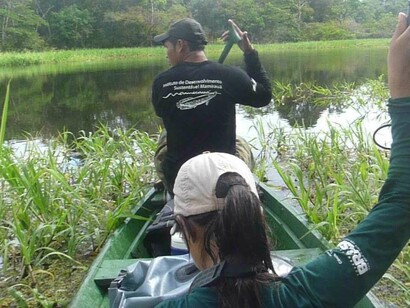En la canoa