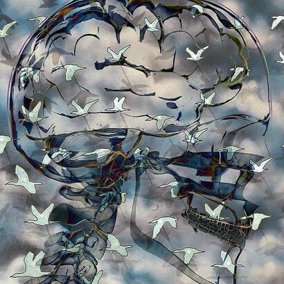 Katya Traboulsi, Escape, size: 73 x 90 cm, lenticular on light box, editions: 2, year: 2013