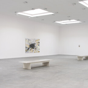 Leidy Churchman, Space remembers, exhibition view. Courtesy of Matthew Marks Gallery
