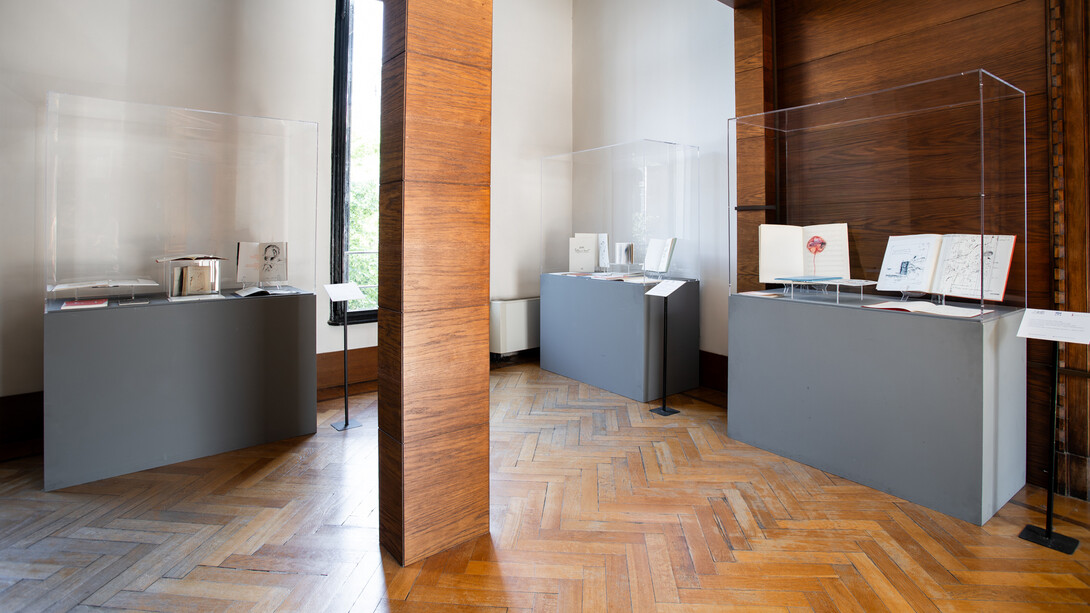 Giosetta Fioroni, The future came out of the past. Images and words, exhibition view. Courtesy of Galleria d’Arte Maggiore