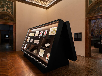 AMO/OMA, Diagrammi, vista della mostra. Per gentile concessione di Fondazione Prada