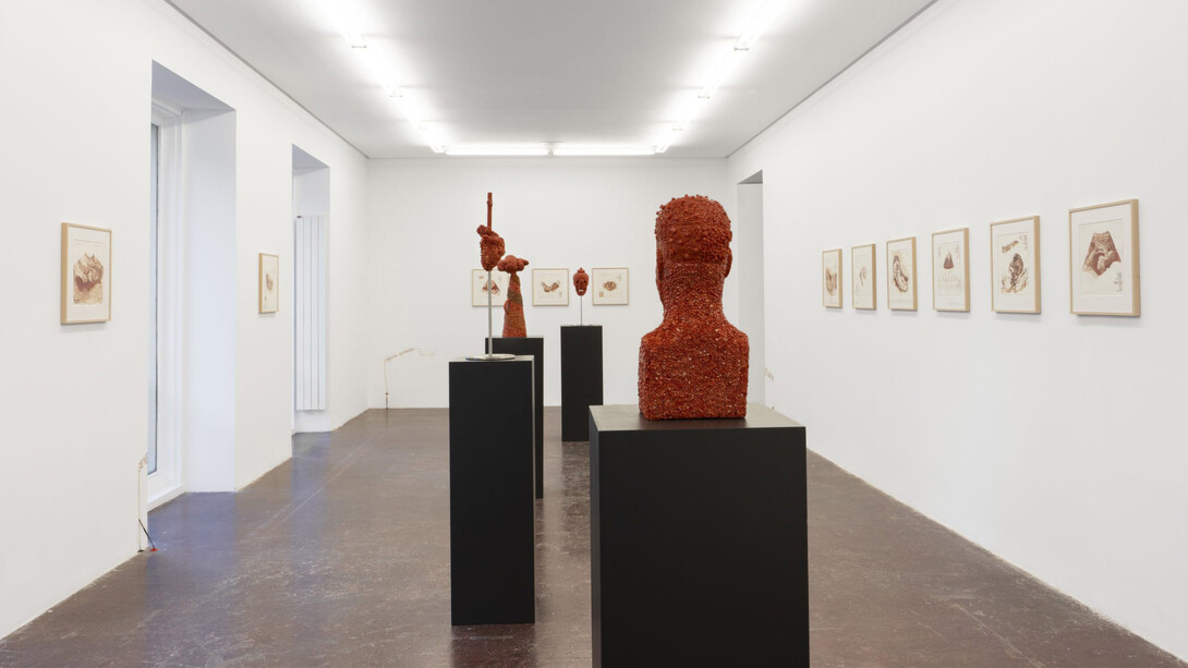 Jan Fabre, La materialización del amor, exhibition view. Courtesy of NF/Nieves Fernández Gallery