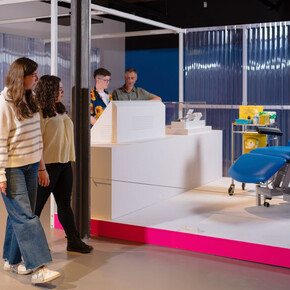 Injecting hope. The race for a COVID-19 vaccine, exhibition view. Courtesy of Museum of Science and Industry