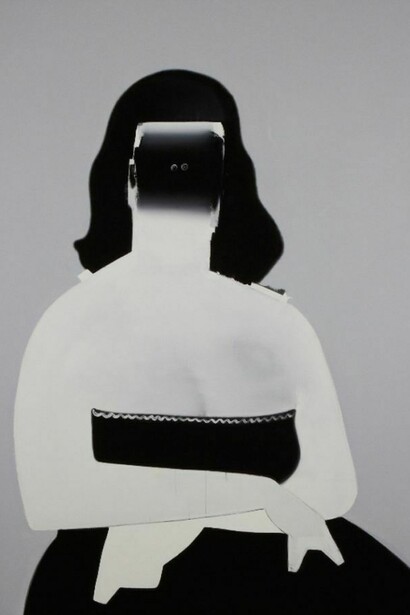 Tomoo Gokita, “Secret Gesture”, 90” by 72” (229 cm by 183 cm), acrylic gouache, charcoal, gesso/linen, 2013, Courtesy: Mary Boone Gallery, New York