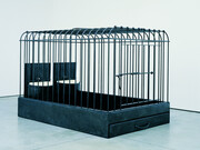 Mona Hatoum, Cage-à-deux, 2002. Courtesy of Museo Nivola