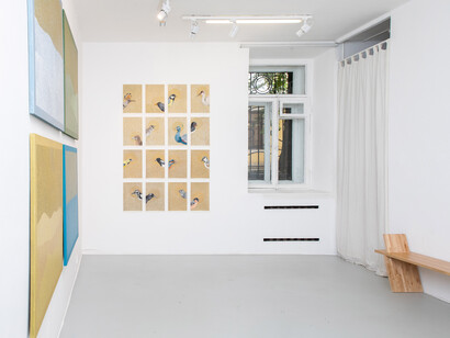 Welcome to Paradise, Under the Golden Skies. Courtesy of Galerie Iragui