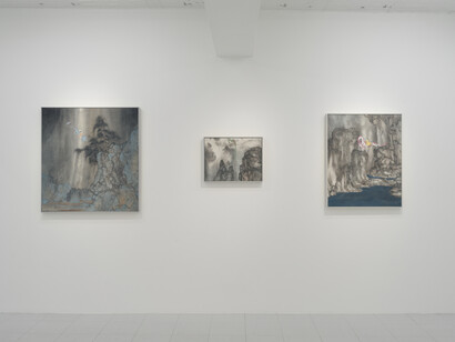 Lin Yusi, Thus have I heard, exhibition view. Courtesy of Tokyo Gallery + BTAP
