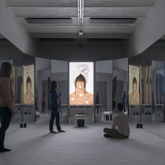 Sophia Al-Maria, Mirror Cookie. Photo by Carlos Tettamanzi- Courtesy of Fondazione Arnaldo Pomodoro