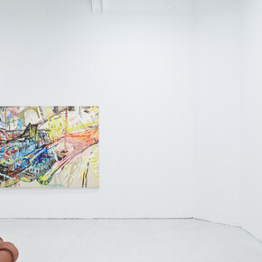 Installation View, Caroline Jackson, In Between, 2023. Courtesy of Micki Meng, BayView
