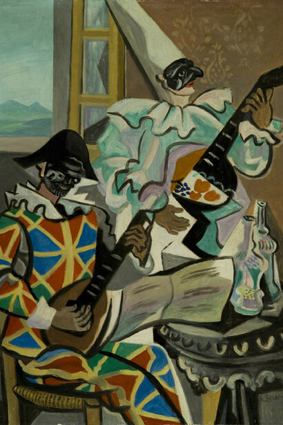 Guido Severini - Pulcinella e Arlecchino