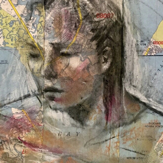 EnSamblage, collages by Audrey Anastasi. Courtesy of Tabla Rasa