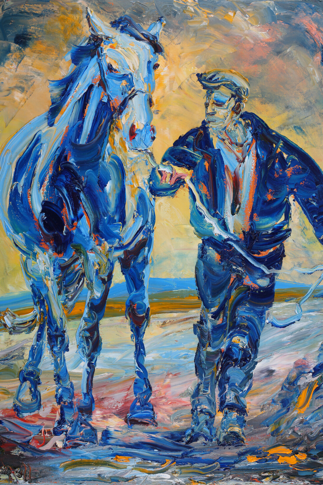 Liam O’Neill, Col, Oil on Canvas, 40 x 30 inches