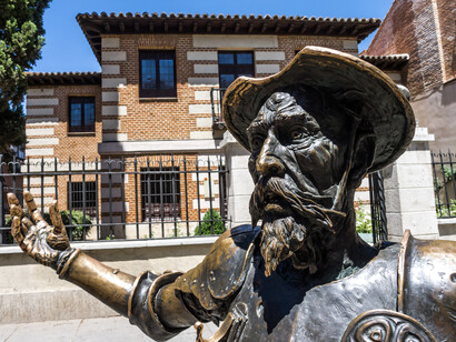 Estatua de Don Quijote en España. 
