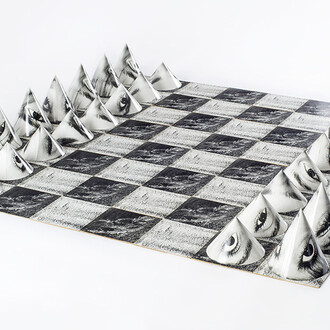 Anna Kutera, "On Fire and Concrete", 1977, photographic installation, b/w photography, chipboard, 160 × 160 × 20 cm, © WCM