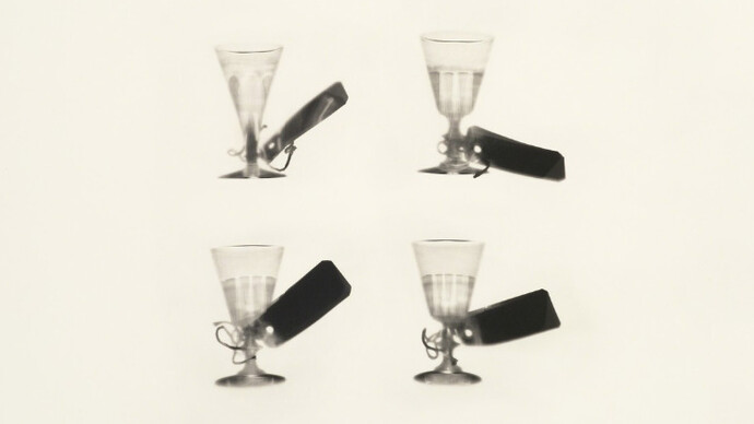 Cornelia Parker; Fox Talbot's Articles of Glass (tagged glasses), 2017. Courtesy artist and Alan Cristea Gallery, London