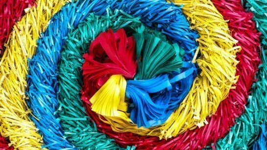 Jukhee Kwon, Carnival, 2013. Book paper and acrylic, 100 x 100 x 15 cm. Photo. Cosimo Trimboli. Image courtesy the artist