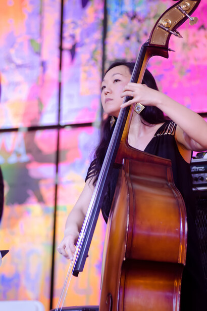 Linda Oh en el Dominican Republic Jazz Festival 2016: Foto de Gabriel Rodes