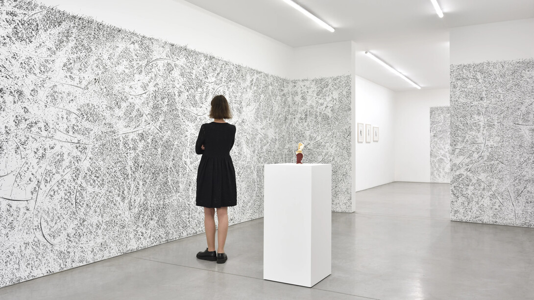 Giuseppe Penone, Envelopper la Terre, vue d'exposition. Avec l'aimable autorisation de la Galerie Marian Goodman