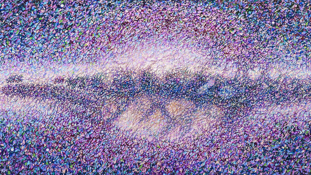 Sang Bok Lee, Galaxy. Courtesy of Kate Oh Gallery