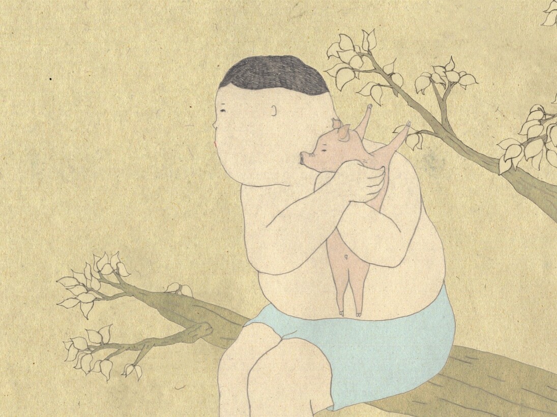 Atsushi Wada, In a Pig’s Eye (Wakaranai Buta), 2010, Film d’animation HDCAM, couleur, son stéréo, 10 min 10 s, Courtesy de l’artiste © Atsushi Wada / Tokyo University of the Arts