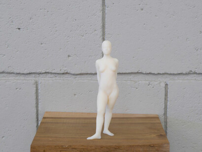 White Little Easy, 2015
Escultura em impressão 3D, endur e madeira
23,7 x 27 x 30 cm