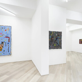 Martin Daiber, Onda expansiva (expanding wave), exhibition view. Courtesy of Beers Gallery