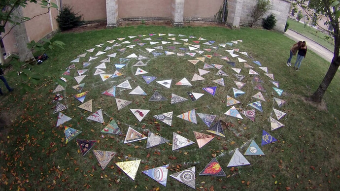 Labirinto Dis-ORDINE, giardino Chapelle Lycéee Fulbert