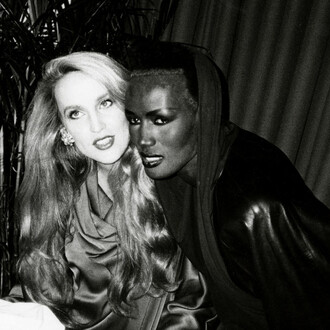 Andy Warhol, Jerry Hall and Grace Jones. Courtesy of Hedges Projects