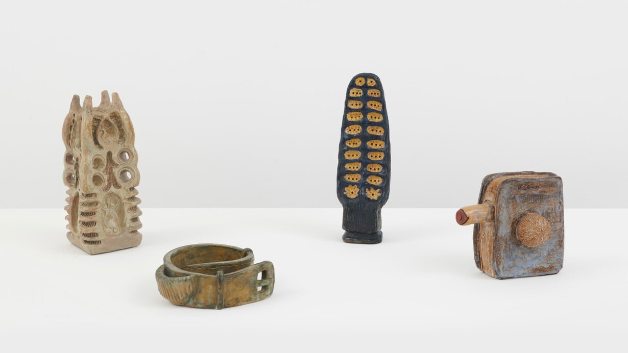 Installation view, Tecla Tofano: This Body of Mine, 2023. Courtesy of James Cohan Gallery