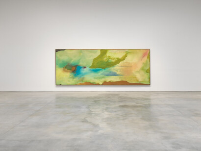 Helen Frankenthaler, The moment and the distance, exhibition view. Courtesy of Gagosian