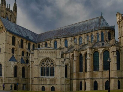 The Cathedral in Canterbury, UK remains one of the oldest and most famous Christian places in the country