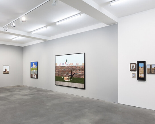 Llyn Foulkes, Exhibition view. Courtesy of Sprüth Magers